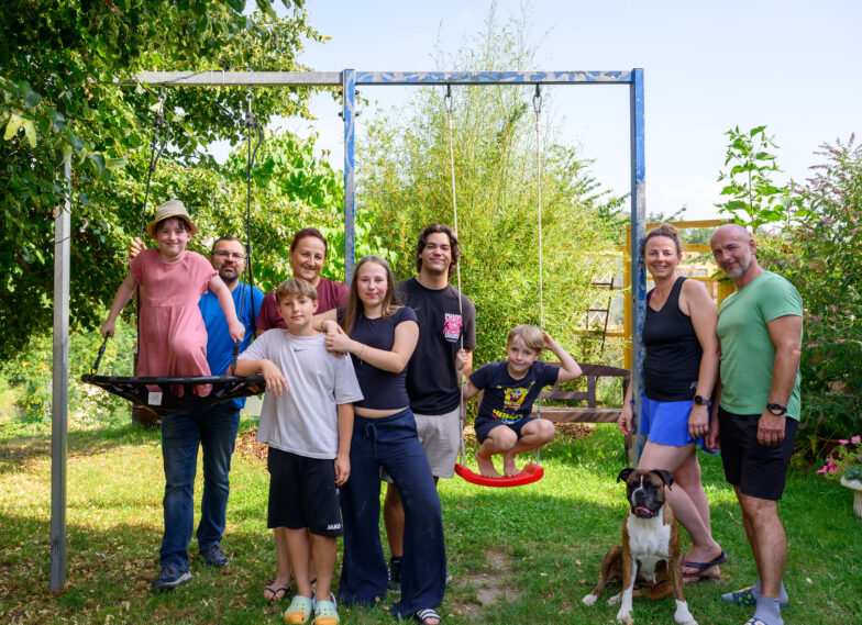 Eine Großfamilie als Gastfamilie