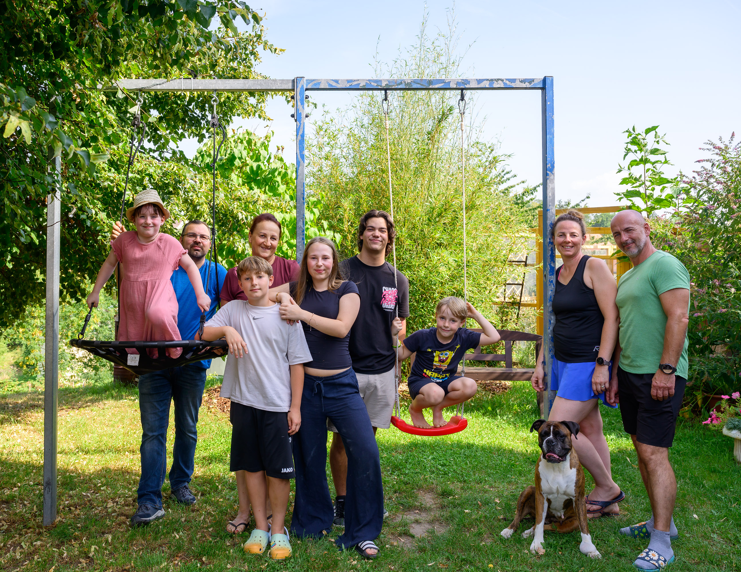 Eine Großfamilie als Gastfamilie
